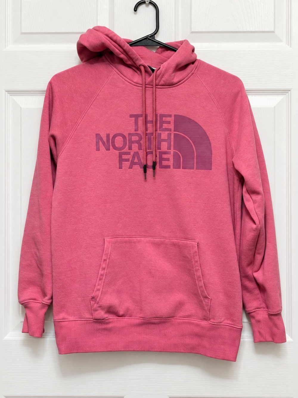 The North Face Women’s Pink Graphic Logo Hoodie Pullover Size S
